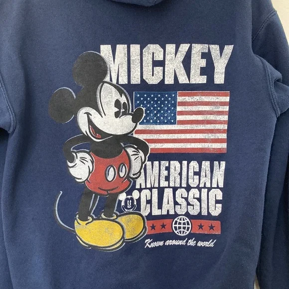 ✨MOVING SALE✨ Disney Vintage Y2K Mickey Mouse Zip Up Hoodie - Picture 3 of 5